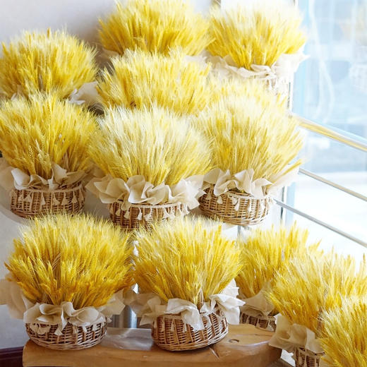 「如愿」-大麦手提花篮 商品图1