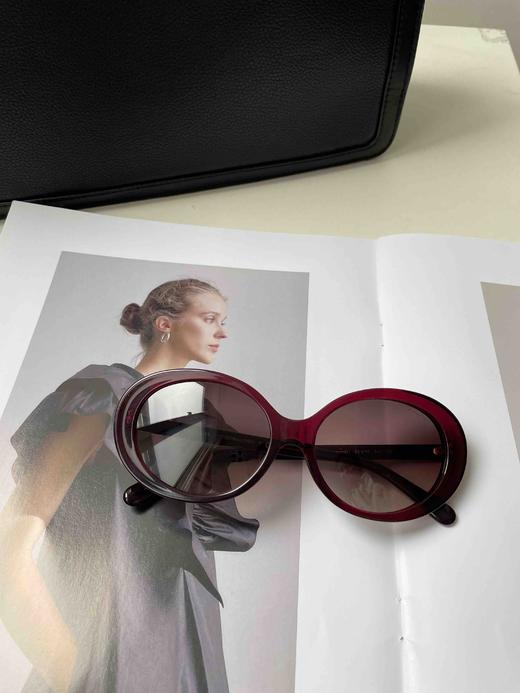 coach 女士复古酒红太阳镜墨镜 商品图2