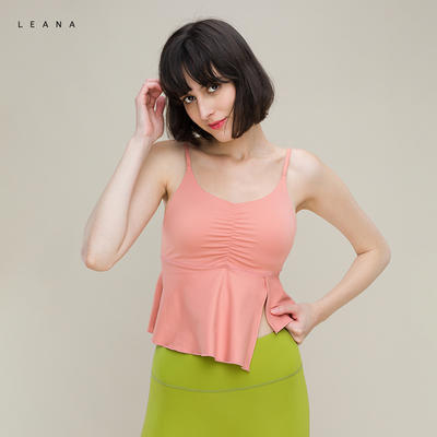 leana瑜伽荷叶边无袖美背吊带背心3221 商品图3