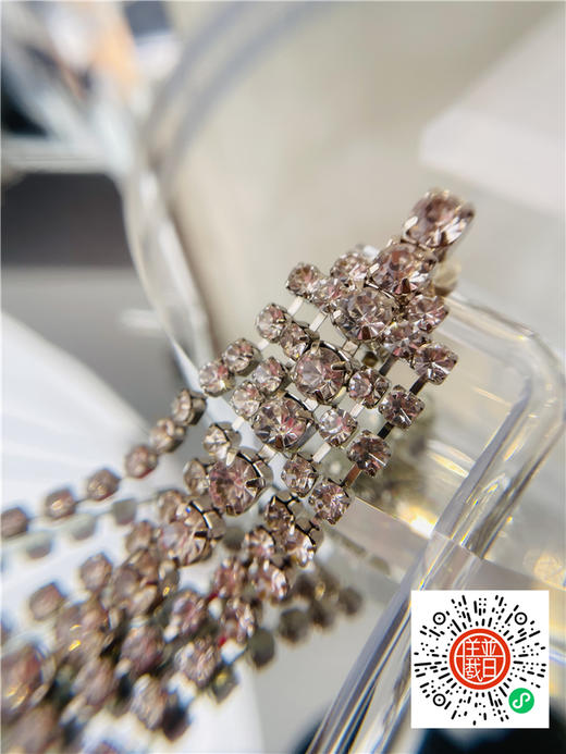 英國独立品牌 水钻吊坠耳环 商品图2