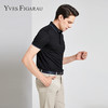 YvesFigarau伊夫·费嘉罗夏季新款男士简约舒适修身透气商务休闲翻领短袖T恤915870 商品缩略图1