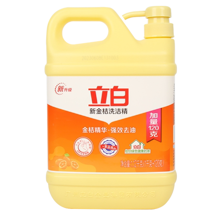 立白新金桔洗洁精1.120kg（特价商品）