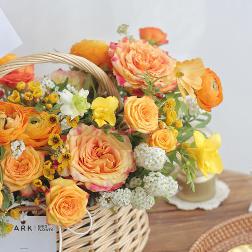 「印记」-暖色系手提花篮 商品图2