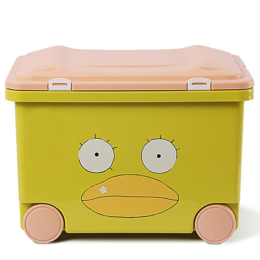 绣川儿童整理箱ST0605收纳箱塑料学生儿童杂物整理带盖 商品图0