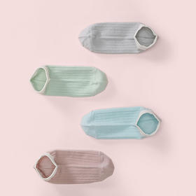 拾露 | 袜子女 菱形短袜浅口 低帮袜【5双装】YF1034