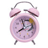 【创意潮语卡通2寸圆形闹钟】双铃金属指针数字闹铃学生家居饰品小台钟 商品缩略图7