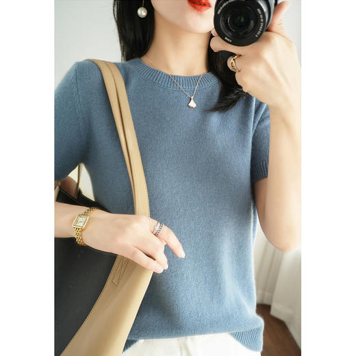 买1送1【俏皮彰显青春系】复古优雅短袖 手感软糯舒适 减龄百搭 谁穿谁好看~ 商品图1