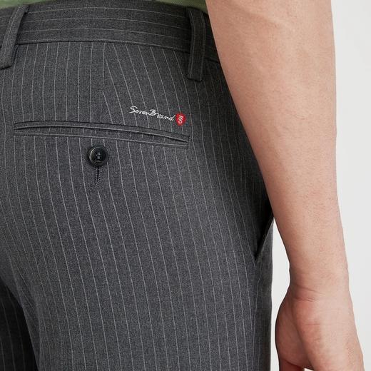 【特价】柒牌男装春夏季新款男士休闲九分裤潮青年百搭透气修身直筒裤	120H70690 商品图3