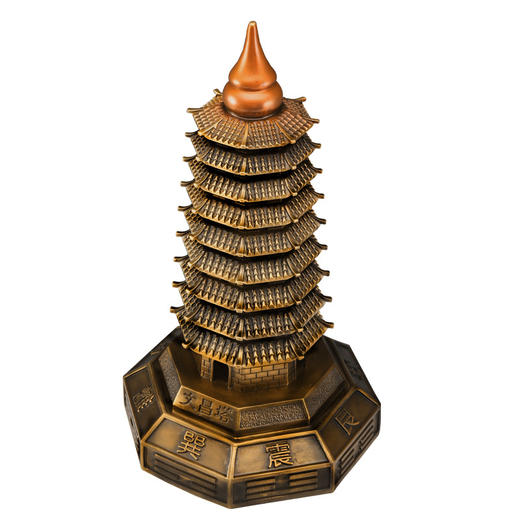纯铜文昌塔摆件，旺文益智，九层/十三层 商品图4