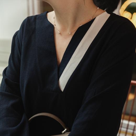 【下单2-3个工作日发】甄珠贝 未满项链&手链 18k金叠戴锁骨链 甄选国内精品小珍珠项链 商品图5