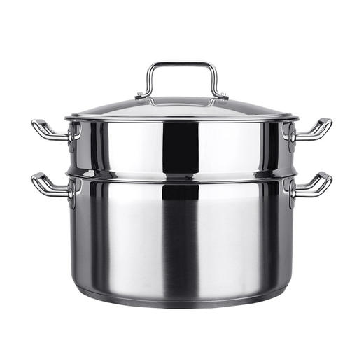 【清仓特惠4.5折，仅1件，无货退款】美思工房304不锈钢蒸锅2层汤锅加厚蒸煮28cm家用带蒸笼蒸格 商品图0