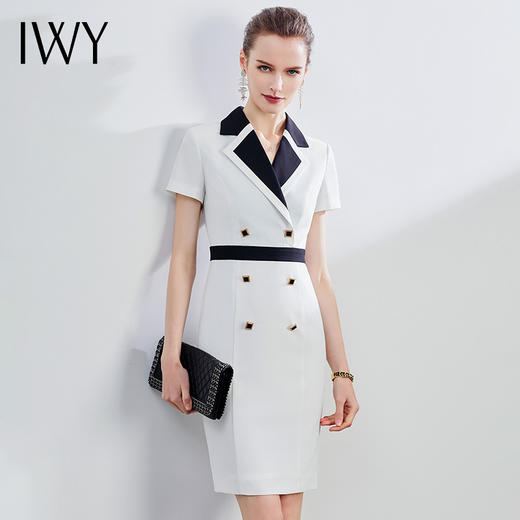 IWY/时尚职业装名媛气西装连衣裙OL工作服Q542 商品图0