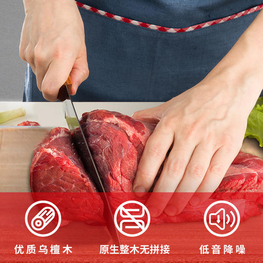 cizzle喜时防霉家用不锈钢菜板双面砧板案板切菜板厨房面板 商品图2