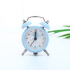 【创意潮语卡通2寸圆形闹钟】双铃金属指针数字闹铃学生家居饰品小台钟 商品缩略图9