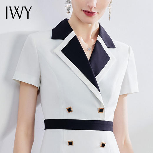 IWY/时尚职业装名媛气西装连衣裙OL工作服Q542 商品图4