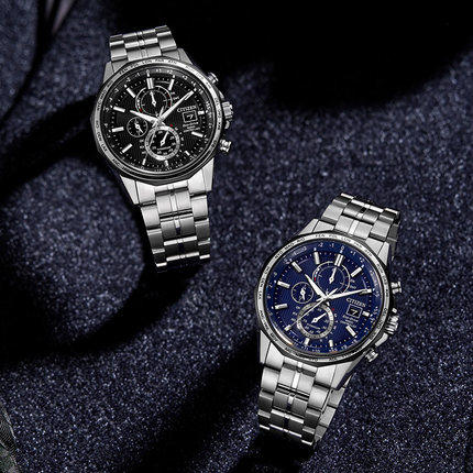 西铁城官方旗舰店日本正品舒博钛休闲商务光动能手表男AT8218-81E 商品图3