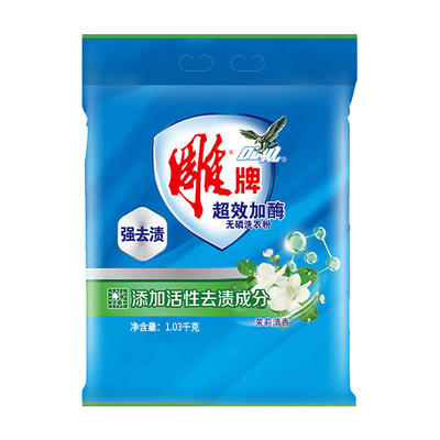雕牌超效加酶无磷洗衣粉1.03千克 商品图0