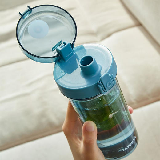 【专柜多样屋】-绚丽弹盖茶隔杯-450ml 商品图4