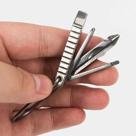 瑞士科技SWISS+TECH 多用批头钥匙圈挂件便携随身创意日用小工具