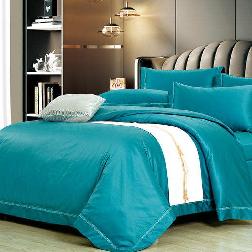 鑫缘 140支全棉贡缎四件套 DMF2418* 商品图5