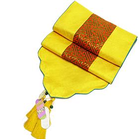 云南非遗傣族织锦云锦桌旗 商品图3