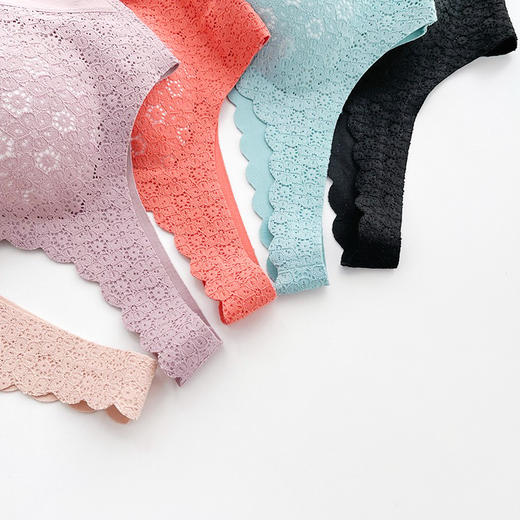 【35号款】女士全蕾丝深V无痕内衣  35号款 商品图3