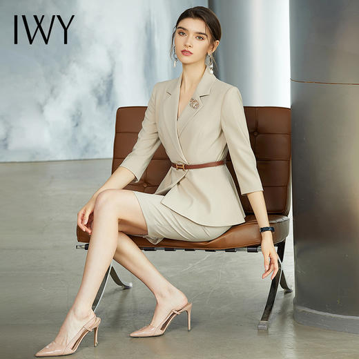 IWY/职业通勤西服套裙 C1063+S986 商品图0