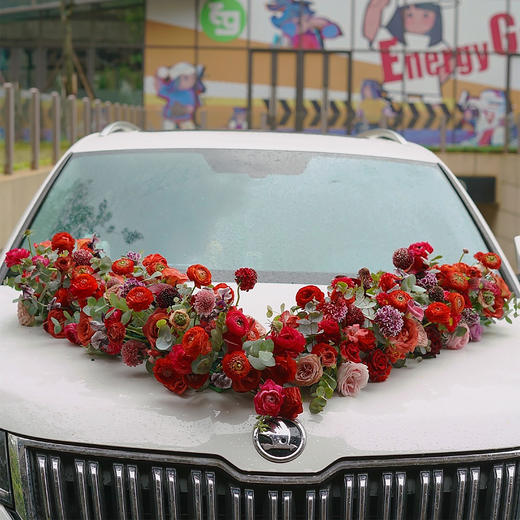 「佳偶天成」-红色系婚车 商品图0