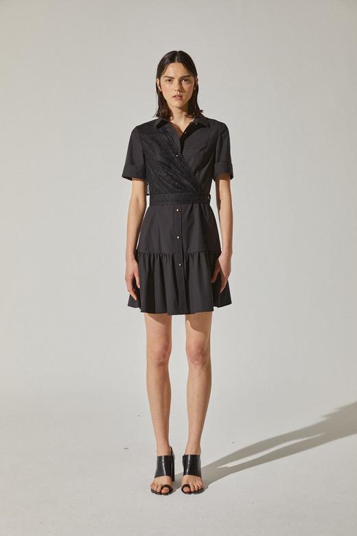 蕾丝荷叶边连衣裙 商品图1