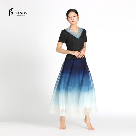 TANGY Collection/天意弹力莨柯纱上衣 商品图1