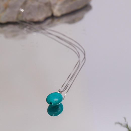 TANGY Collection/天意精品2021年春季新品绿松石项链 925银 商品图0