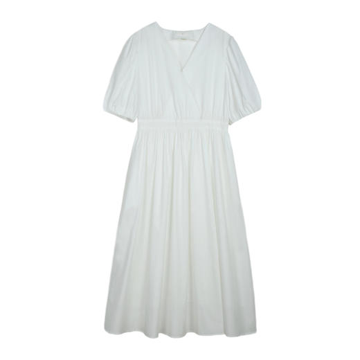 【一股秀气韵味】法式减龄连衣裙 经典V领口 简约大方 显气质 素雅4色可选 商品图5