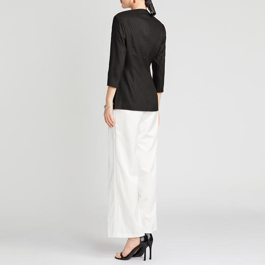 TANGY Collection/天意精品2021年春季新品聊春系列莨绸绣花外套 商品图1