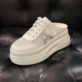 LFGJ 2274   春夏款 时尚懒人包头网纱拖