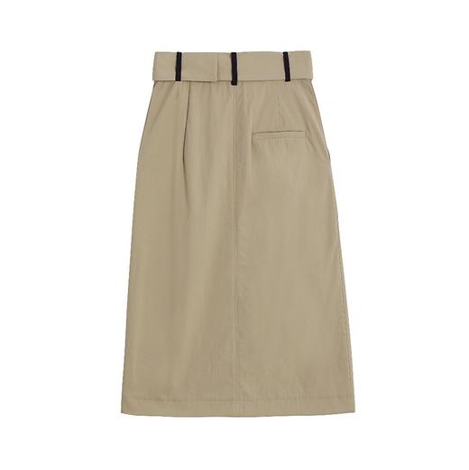 工装风前开叉半裙 商品图1