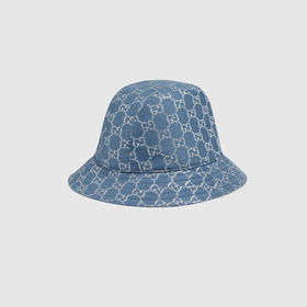 GUCCI 古驰 GG金银丝线女士渔夫帽 631951 3HK74 4600