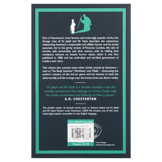 【中商原版】化身博士及其他故事 英文原版 Strange Case Dr Jekyll and Mr Hyde  商品图1