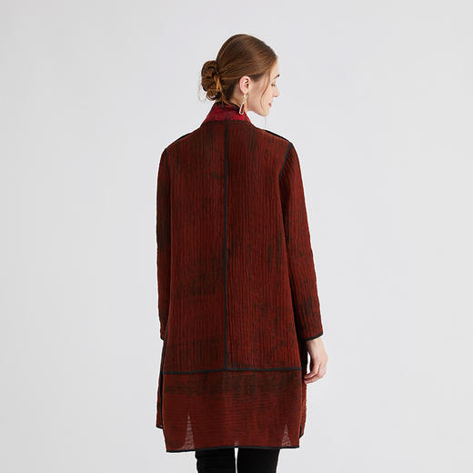 TANGY Collection/天意精品秋冬新品芦野系列丝麻绡莨双面穿外套 商品图3