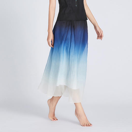 TANGY Collection/天意精品真丝柯纱植物染半裙 商品图2