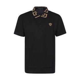VERSACE/范思哲 21年春夏 男士服装 男性 黑色 男士短POLO A87402A231240 A1008