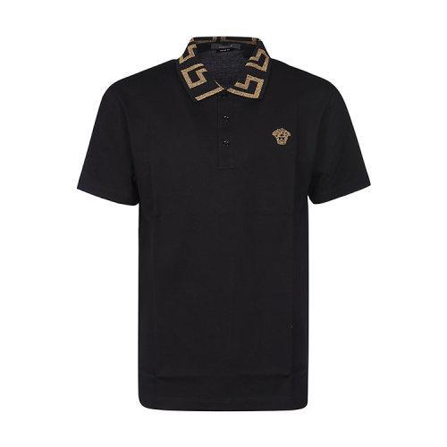 VERSACE/范思哲 21年春夏 男士服装 男性 黑色 男士短POLO A87402A231240 A1008 商品图0