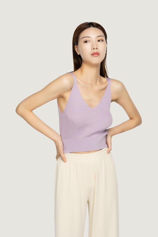 臣禾四色针织背心内搭吊带S211010422（现货） 商品图1