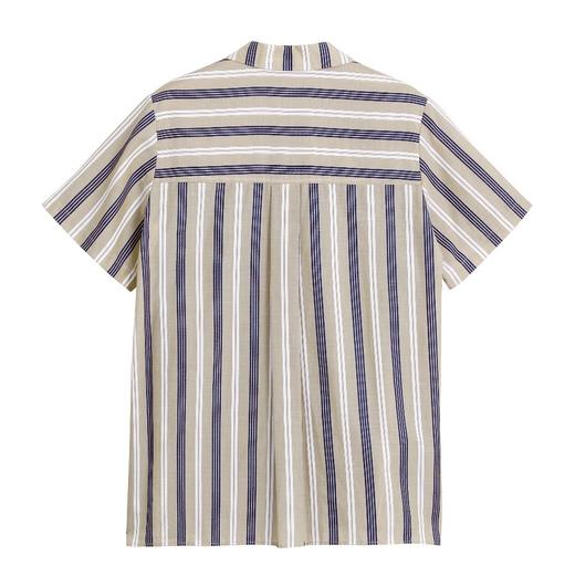 绑带宽松短袖衬衫 商品图1