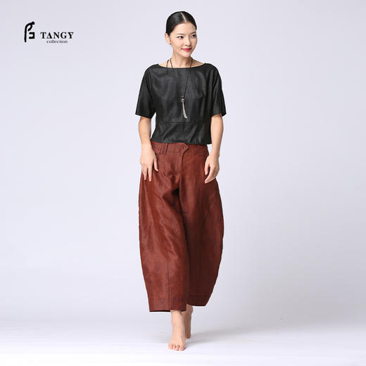 TANGY Collection/天意莨绸上衣 商品图0