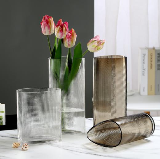 新品创意欧式轻奢玻璃花瓶--1204 商品图3