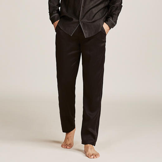 TANGY Collection/天意精品春秋新品男士明线设计素绉缎莨休闲裤 商品图2