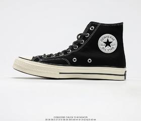 匡威Converse Chuck 1970s经典黑色休闲时尚呢舒适个性帆布鞋