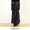 JUDYHUA 100%桑蚕丝印花半身裙 商品缩略图0
