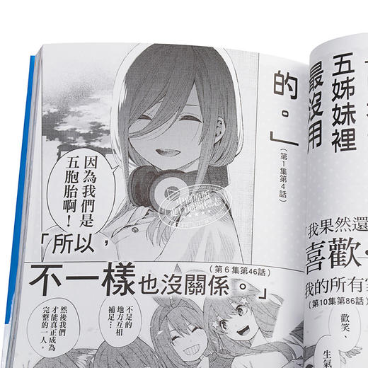 预售 【中商原版】漫画 五等分的新娘角色设定数据书 三玖 台版漫画书 东立 商品图3