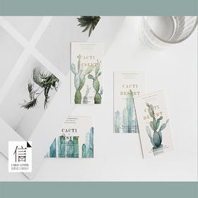 信的恋人盒装明信片流浪仙人掌P-C2455
